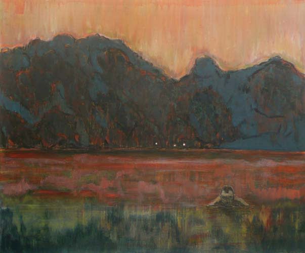 Painting by Wojciech Nowikowski - Sighting (Gasp) 2011