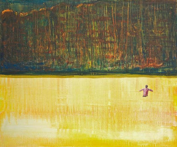 Painting by Wojciech Nowikowski - Sighting (Crossing) 2011