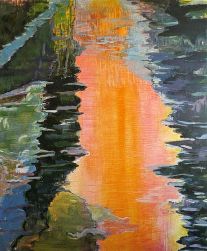 Painting by Wojciech Nowikowski - untitled 2009 acrylic on canvas 180x150cm