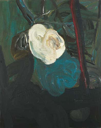 Offering 2007 acrylic on canvas 51x40cm - Painting by Wojciech Nowikowski