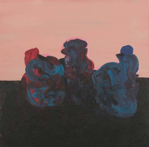 Trophy II 2007 acrylic on canvas 60x60cm - Painting by Wojciech Nowikowski