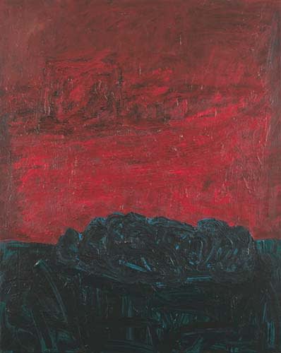 Dream 2006-2007 acrylic on canvas 100x70cm - Painting by Wojciech Nowikowski