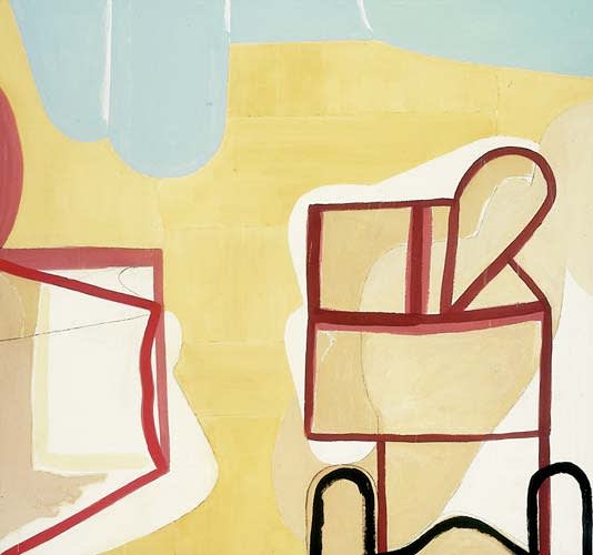 untitled 1999 acrylic on canvas 142x152cm - Painting by Wojciech Nowikowski