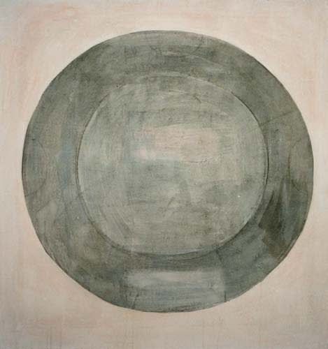 untitled 1988 mixed media on paper 135x130cm - Painting by Wojciech Nowikowski