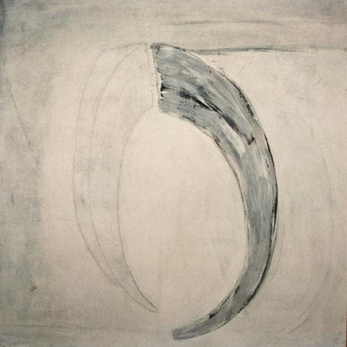 untitled 1987 mixed media on paper 130x125cm - Painting by Wojciech Nowikowski