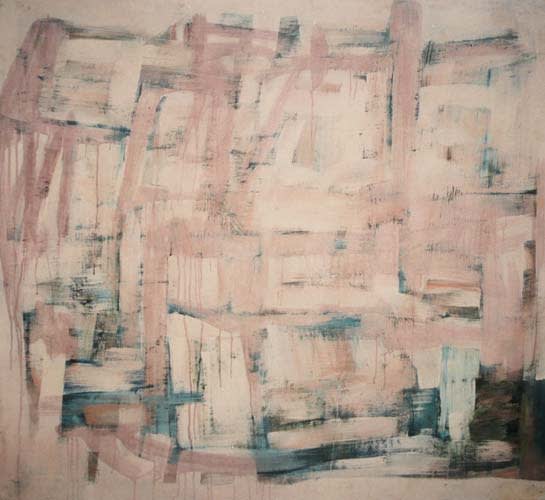 Painting by Wojciech Nowikowski - untitled 1986 mixed media on paper 130x125cm