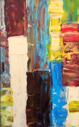 Painting by Wojciech Nowikowski - 2016 Series: Tectonics