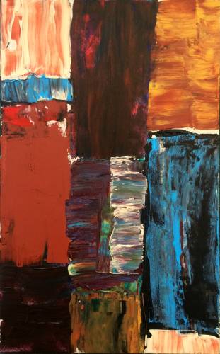 Painting by Wojciech Nowikowski - 2016 Series: Tectonics