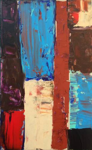 Painting by Wojciech Nowikowski - 2016 Series: Tectonics