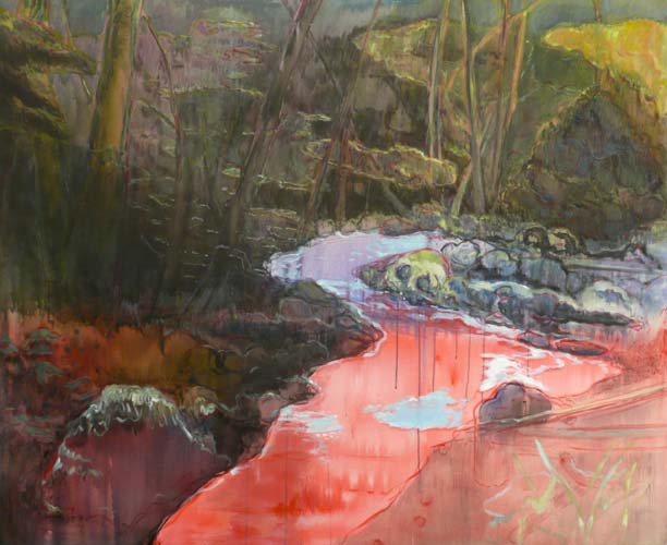 Painting by Wojciech Nowikowski from the Danube Series