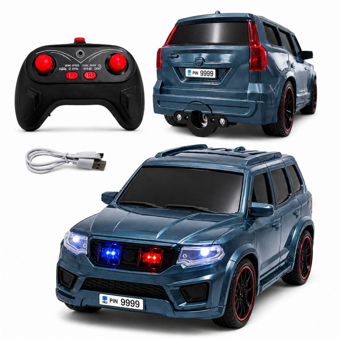 Remote Control Police Scorpio SUV Car