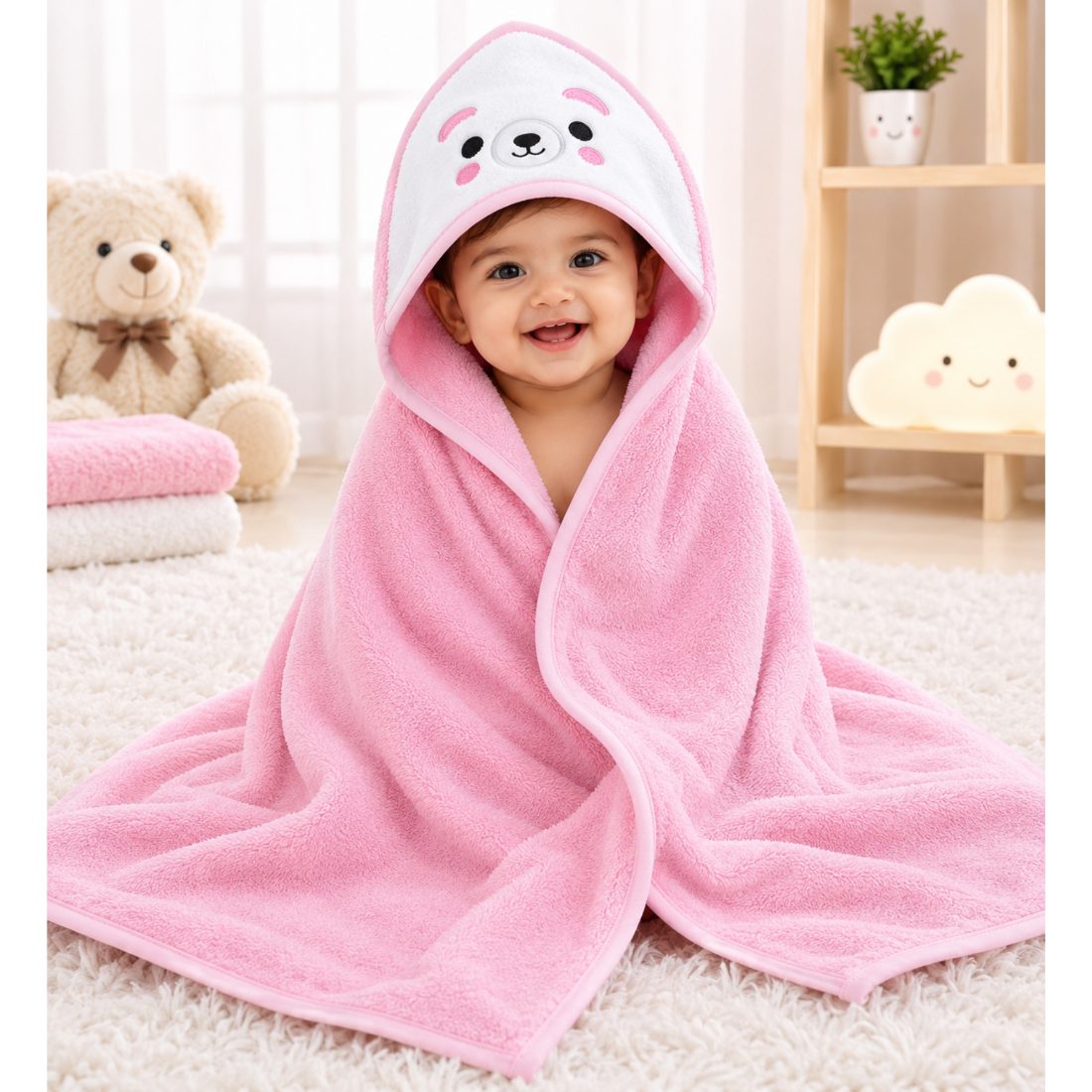 Pink Baby Towel