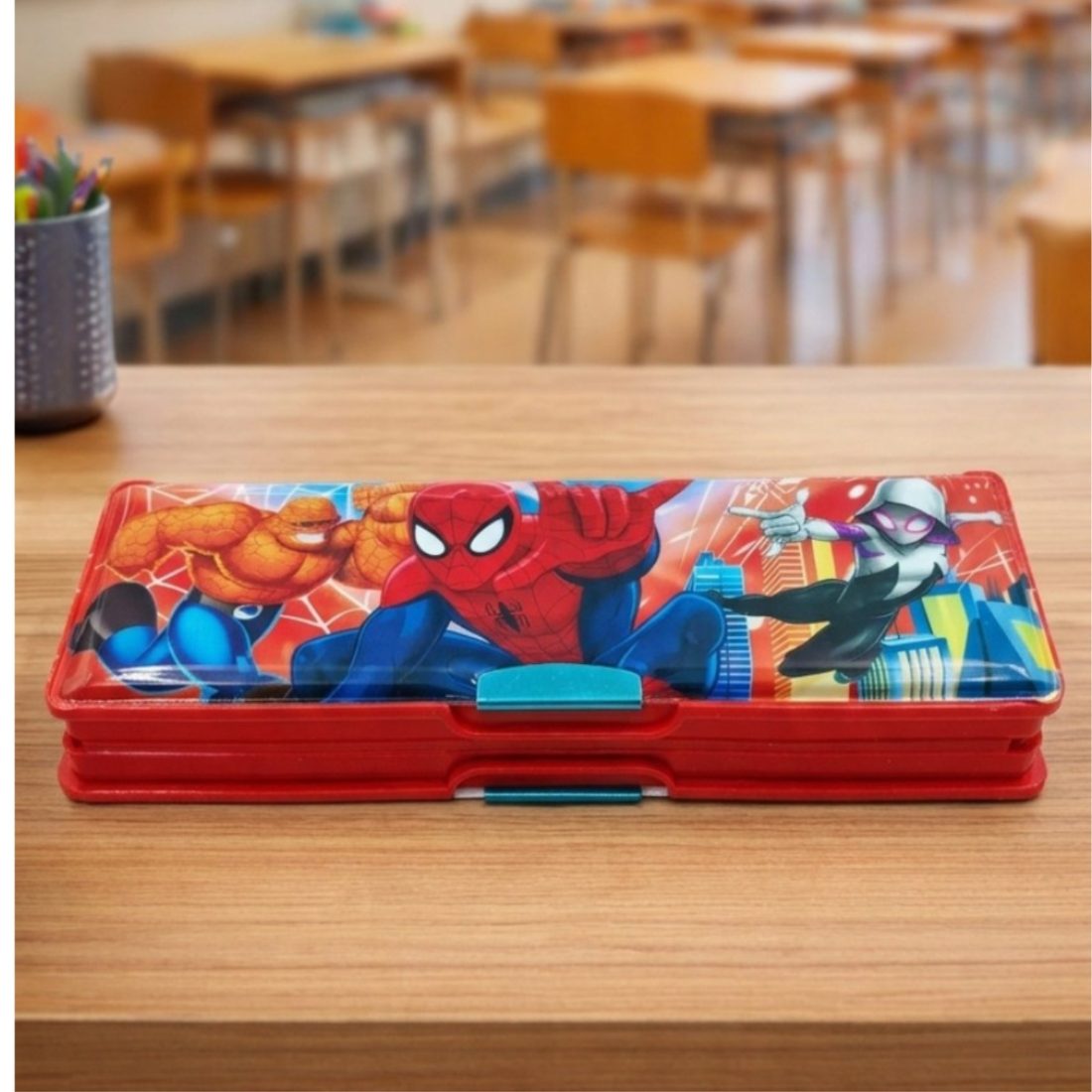 Spiderman Twin Open Pencil Box