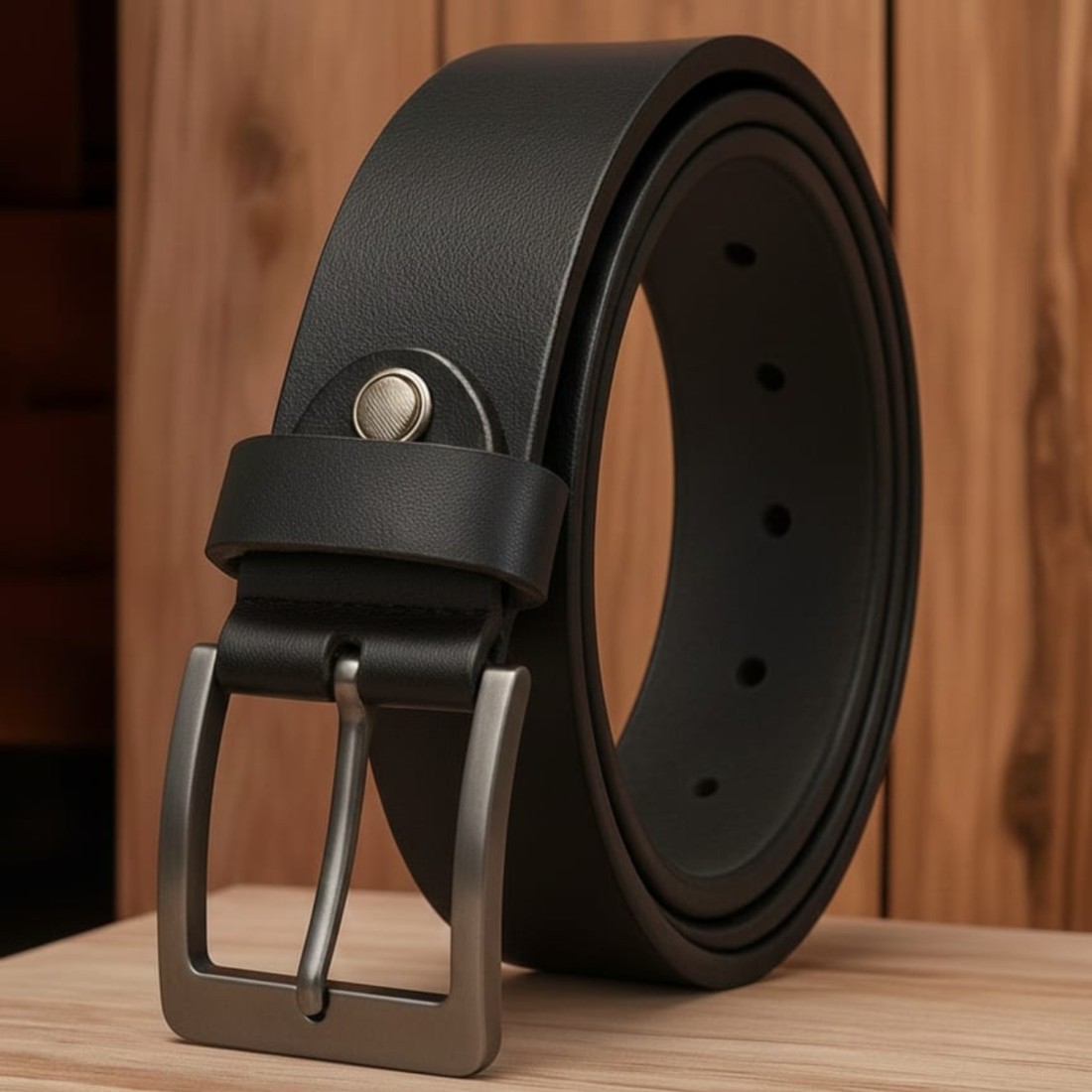 Classic Edge Men's Leather Belt