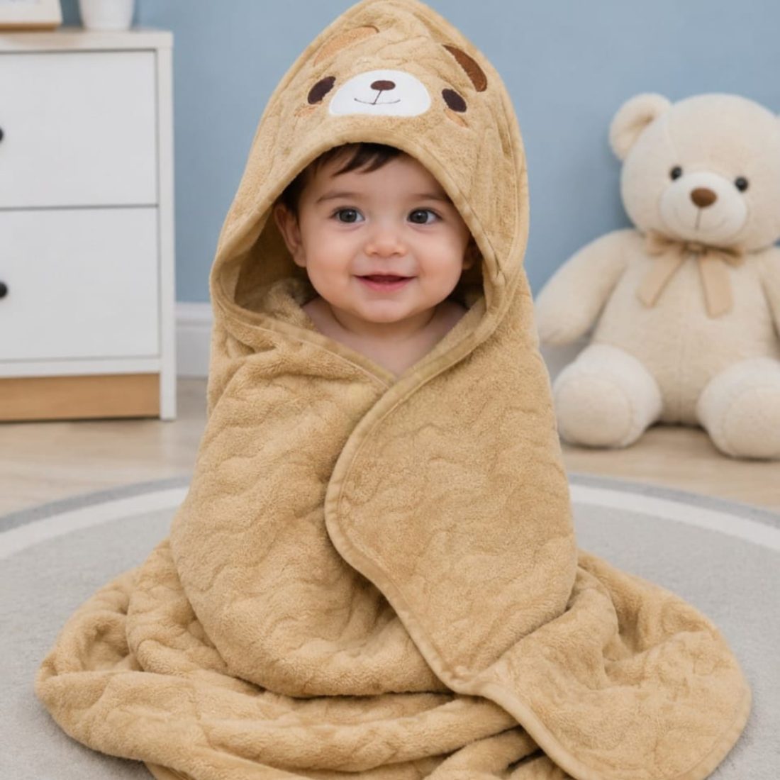 Little Bear Hooded Baby Towel