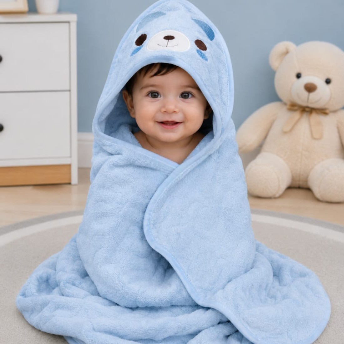 Soft Baby Hooded Bath Towel