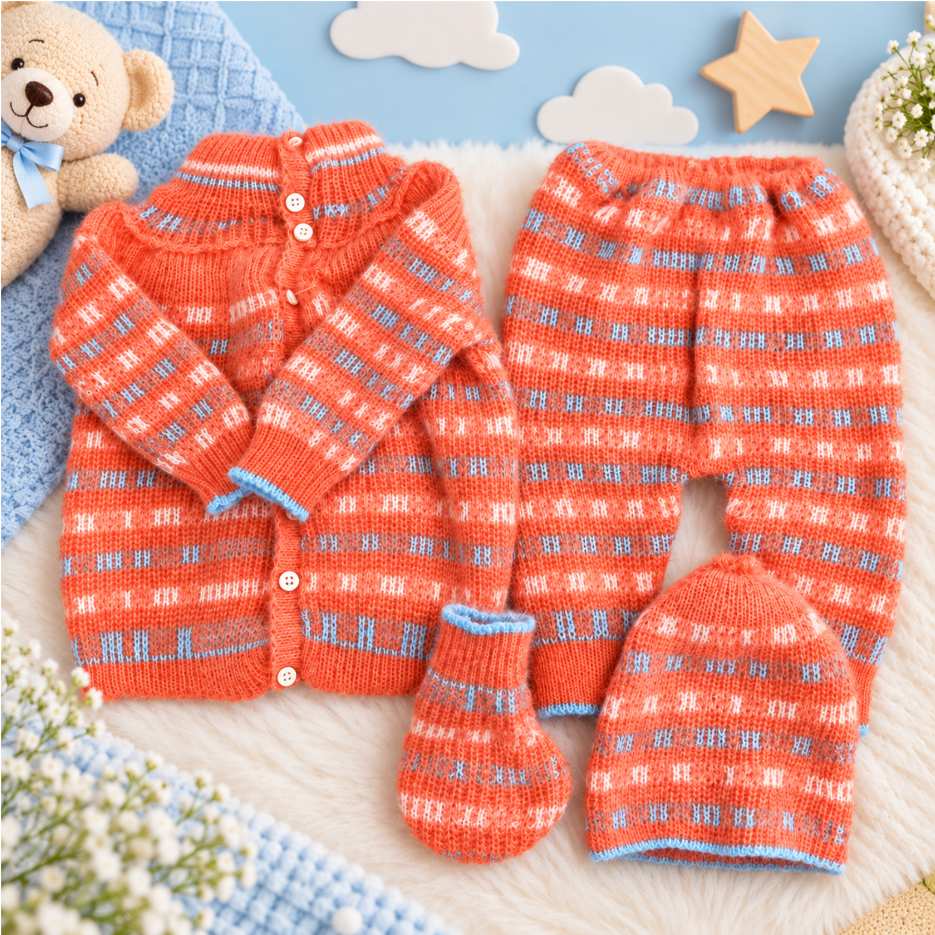 Newborn Winter Wear Set – 0-3 Months