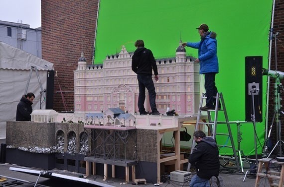Miniatur lokasi di film Budapest