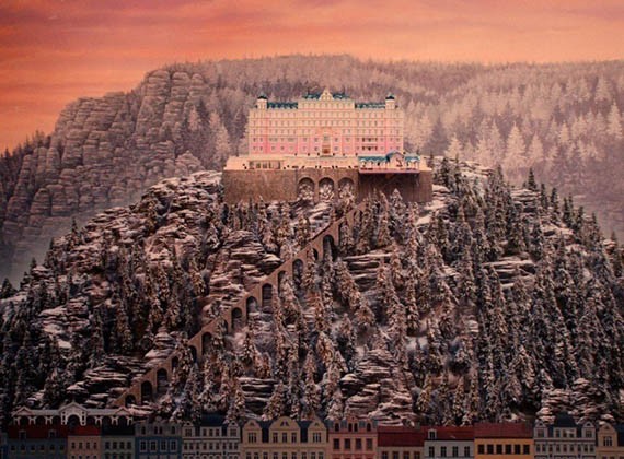 Miniatur lokasi di film Budapest