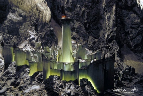 Miniatur lokasi di film The Lord of The Rings