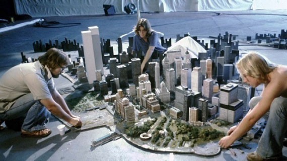 Model miniatur di film Escape From New York