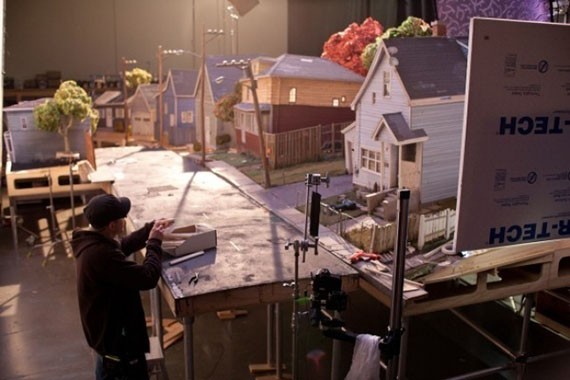 Model miniatur rumah di film Paranorman