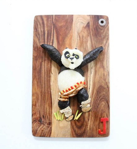 Makanan bentuk KungFu Panda