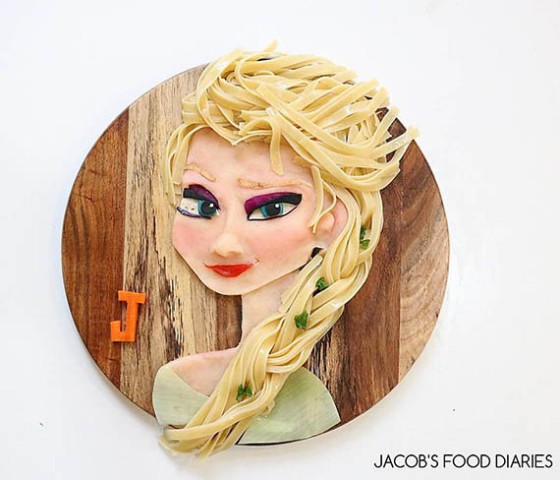 Makanan bentuk Elsa Frozen