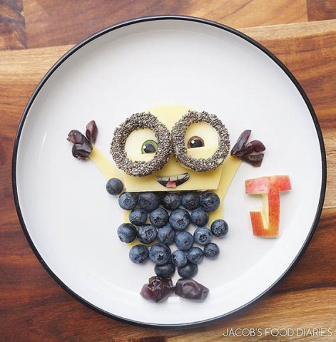 Kreasi makanan bentuk Minions