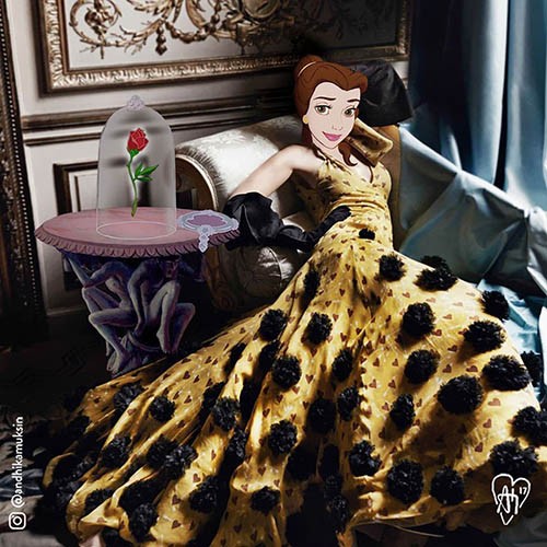 Belle in beauty and the beast