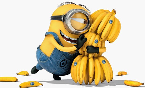 Minions dan makanan buah pisang