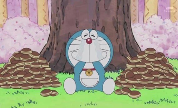 Doraemon dan Makanan favoritnya Dorayaki