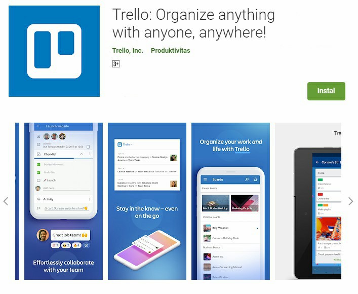 Aplikasi Trello