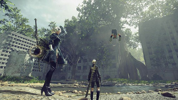 Nier: Automata gameplay