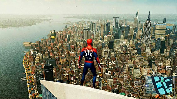 Game open world Spider-Man (2018 video game)