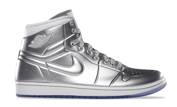 Air Jordan Silver Shoes