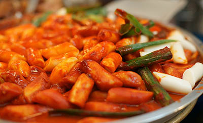 Tteokbokki Makanan Korea Selatan
