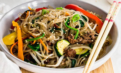Japchae Makanan Korea Selatan