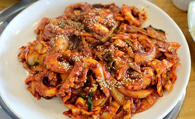 Nakji Bokkeum Masakan Korea