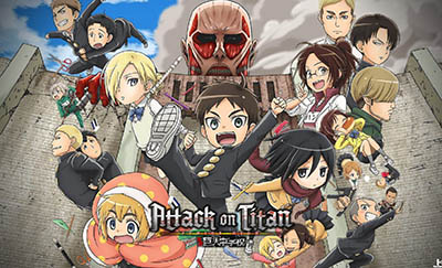 Anime Comedy Attack On Titan: Junior High