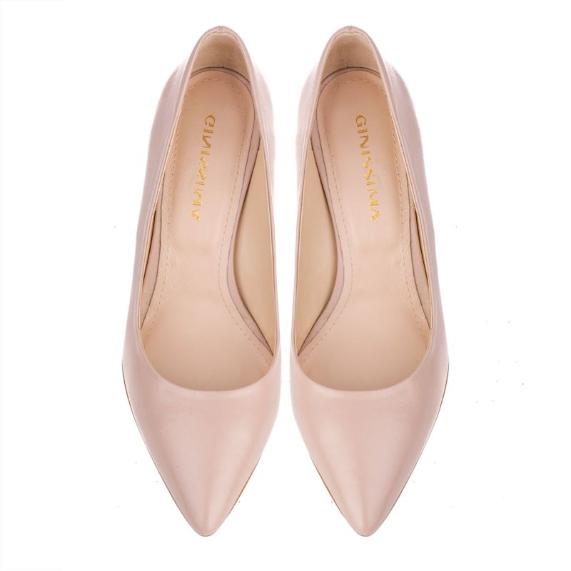 Alice Nude Stiletto Shoes Natural Leather Ginissima Wolf & Badger — free download