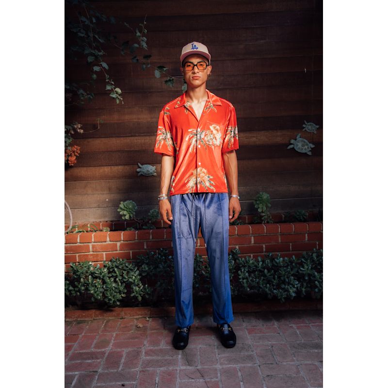 Wrinkle-Free Palms Aloha Shirt