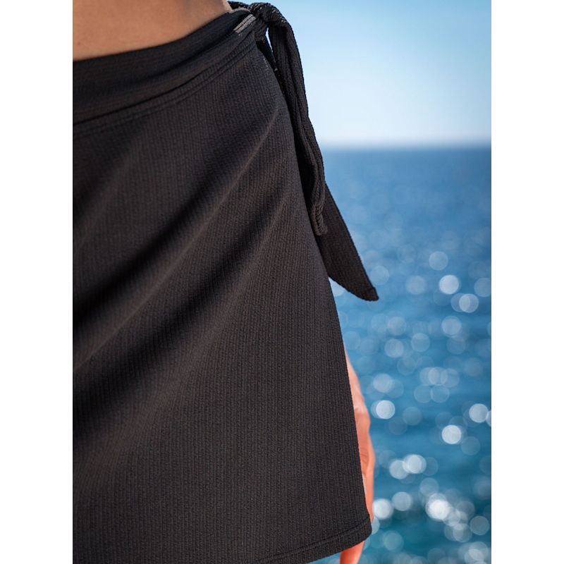 Plain Textured Swim Skirt main image 1