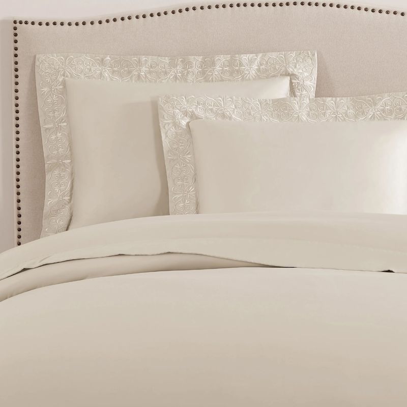 Ariane™ Duvet Cover Set - Cream | Pure Parima | Wolf & Badger