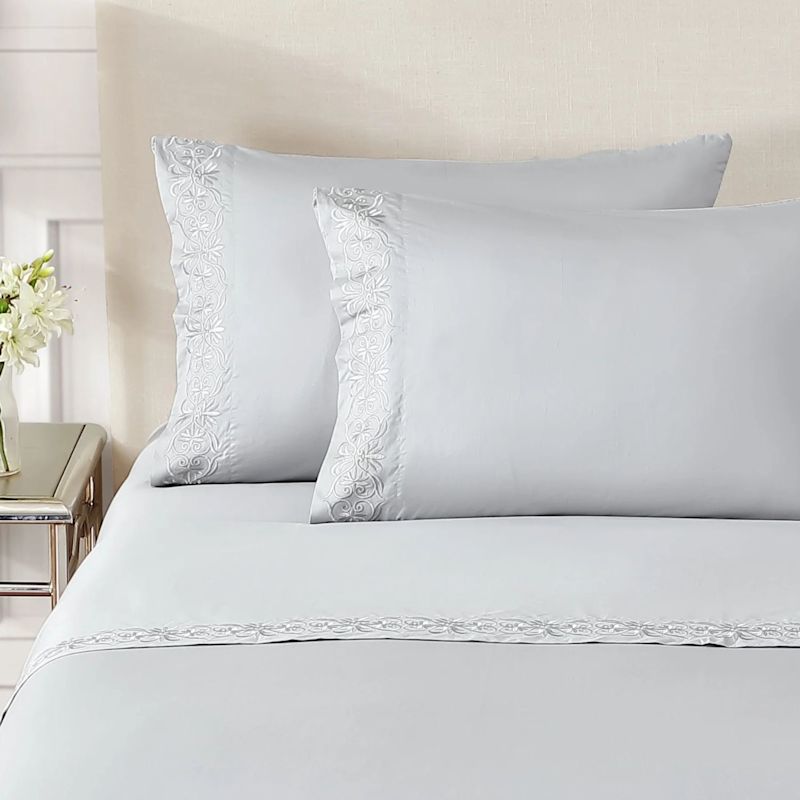 Ariane™ Sheet Set - Grey | Pure Parima | Wolf & Badger