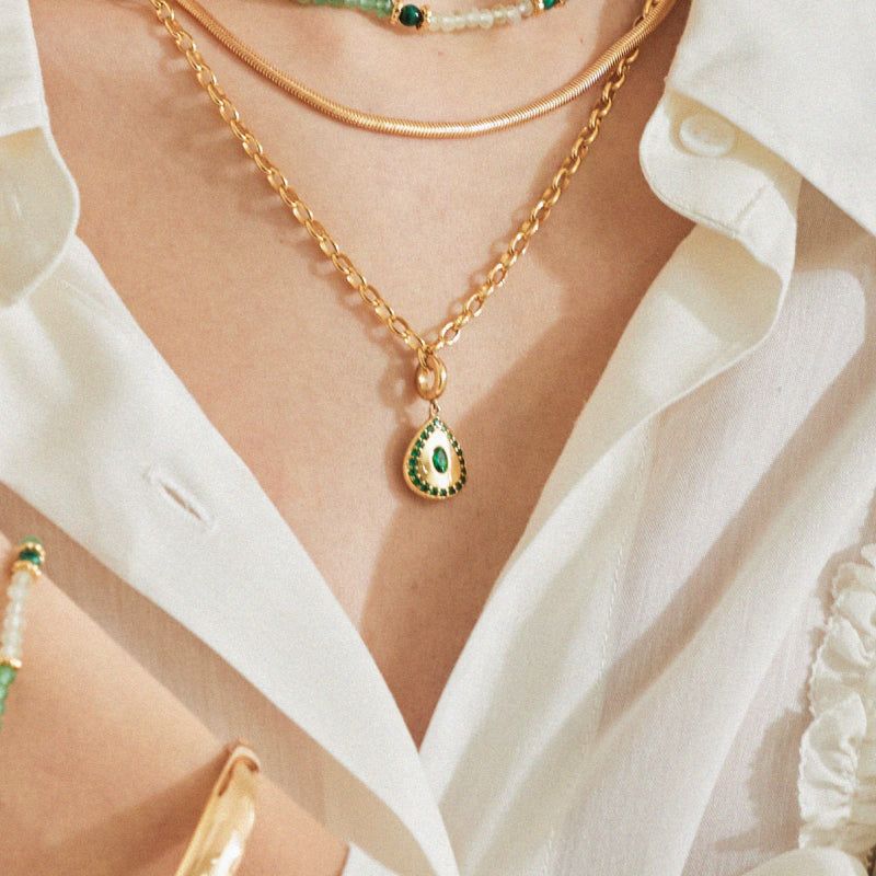 Avocado Necklace | Lagomist | Wolf & Badger