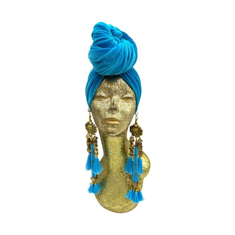 Azure Dream Turban | Julia Clancey | Wolf & Badger