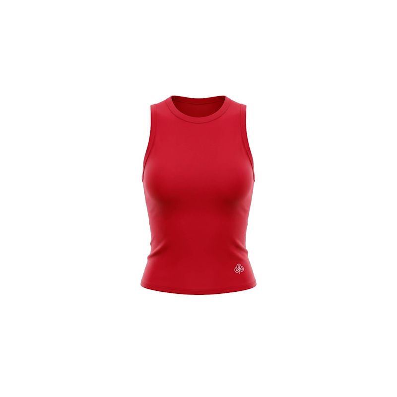 Be One Eighty Classic Tank - Red | Be Athletica | Wolf & Badger