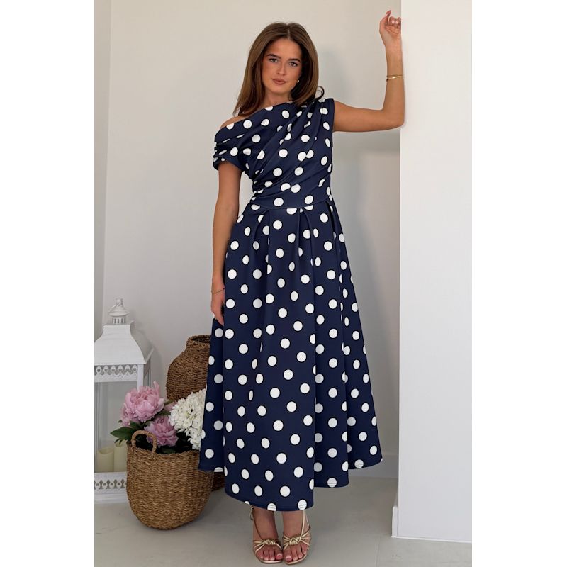 cotton slub midi dress Cotton Slub Midi Dress