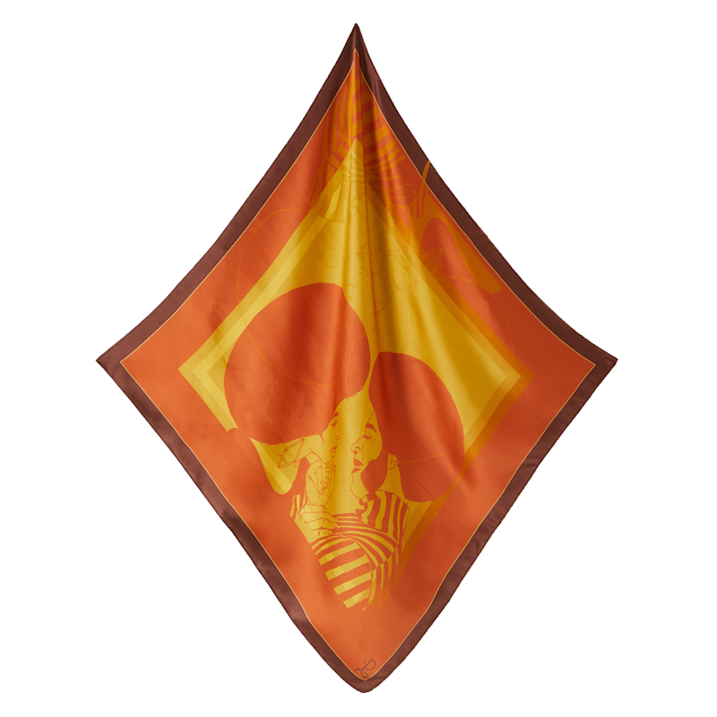 Billie & Noah Silk Scarf | DALZIEL | Wolf & Badger